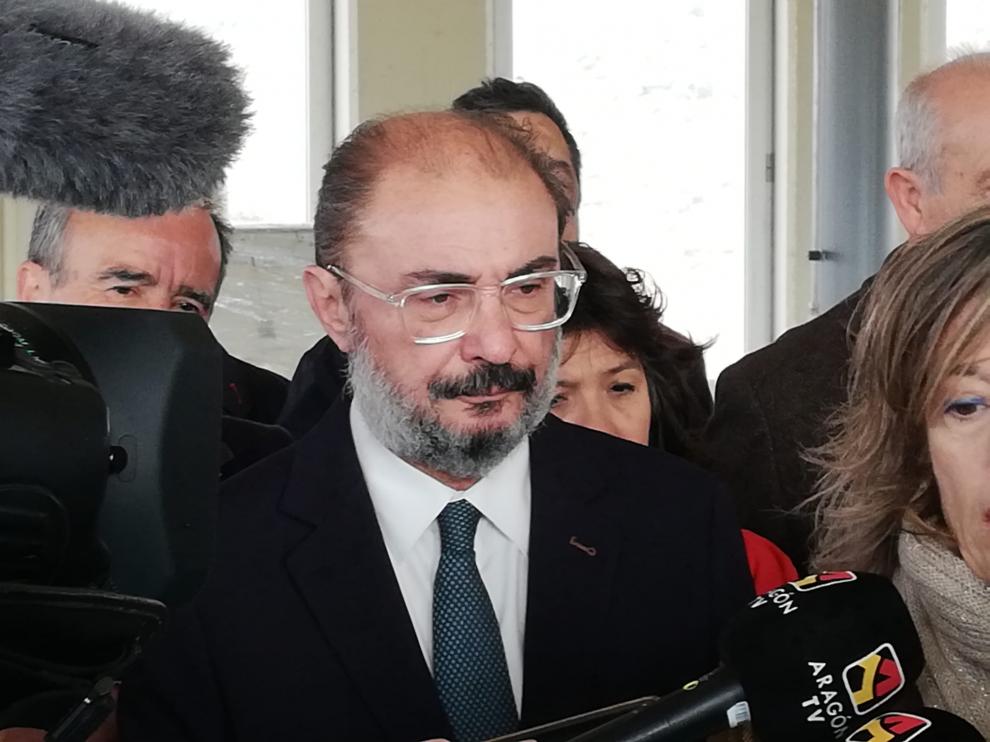 Javier Lambán, presidente de Aragón.