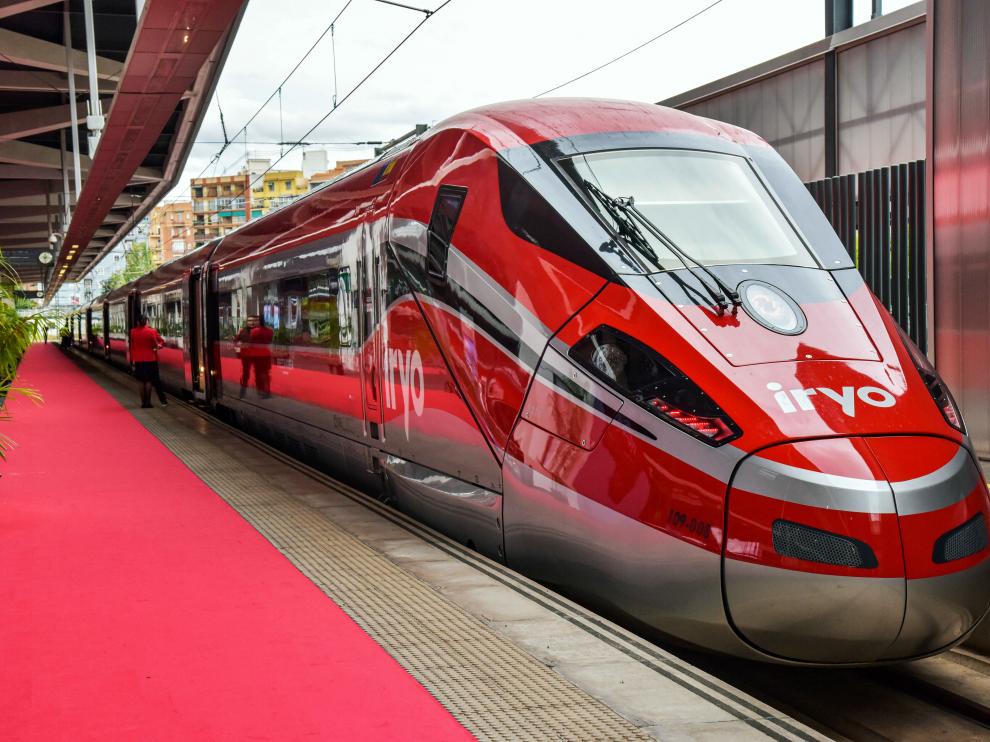 Viaggio inaugurale della nuova compagnia ferroviaria spagnola Iryo
