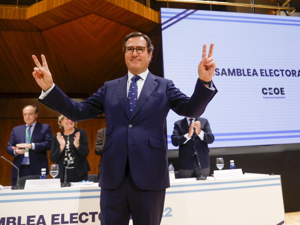 La CEOE reelige a Antonio Garamendi como presidente para los próximos 4 años