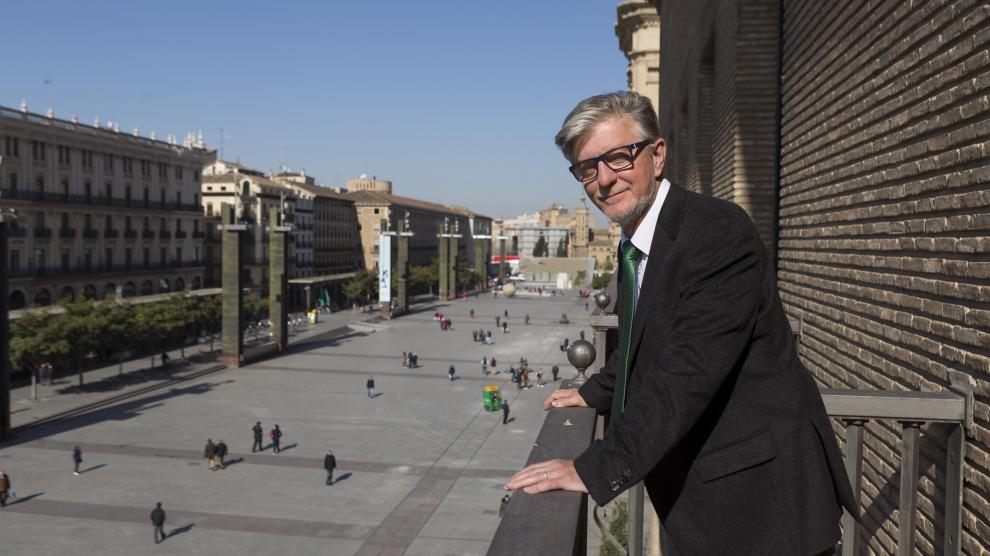 ARAGON ENTREVISTA PEDRO SANTISTEVE ALCALDE DE ZARAGOZA / 22-03-2019 / FOTO: ARANZAZU NAVARRO [[[FOTOGRAFOS]]]