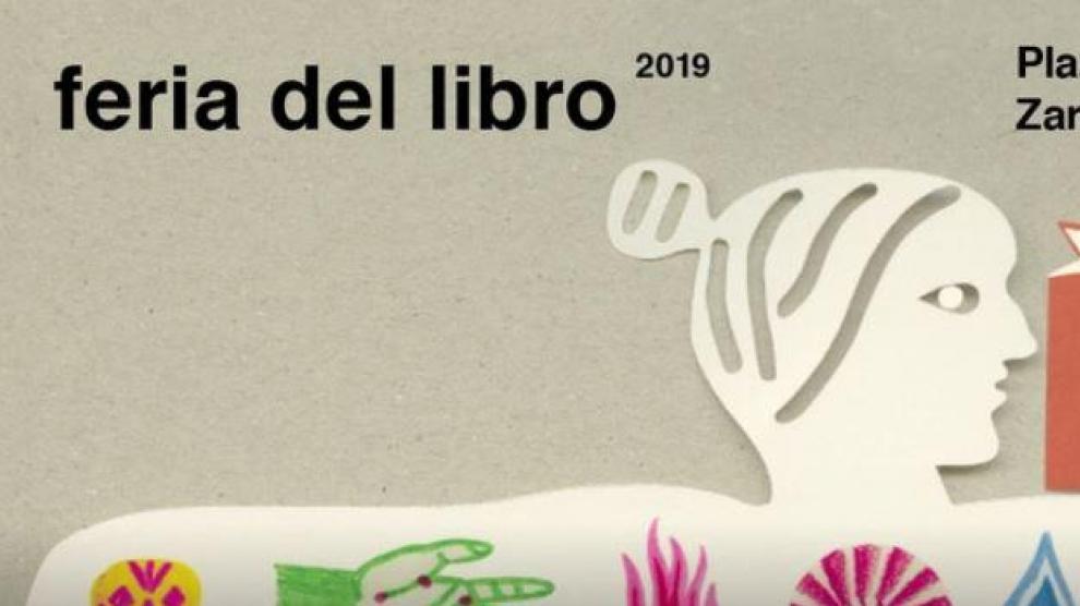 Cartel de la Feria del Libro de Zaragoza