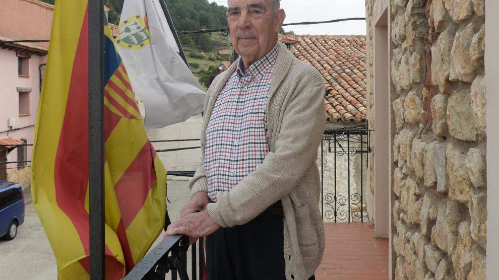 Manuel Murciano, en el balcón del Ayuntamiento.