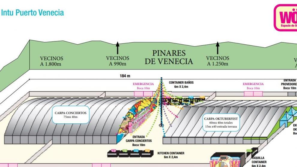 sed seguro preocupación Fiestas del Pilar 2019 Zaragoza: una empresa proyecta un macroespacio  festivo en Puerto Venecia para 15.000 personas