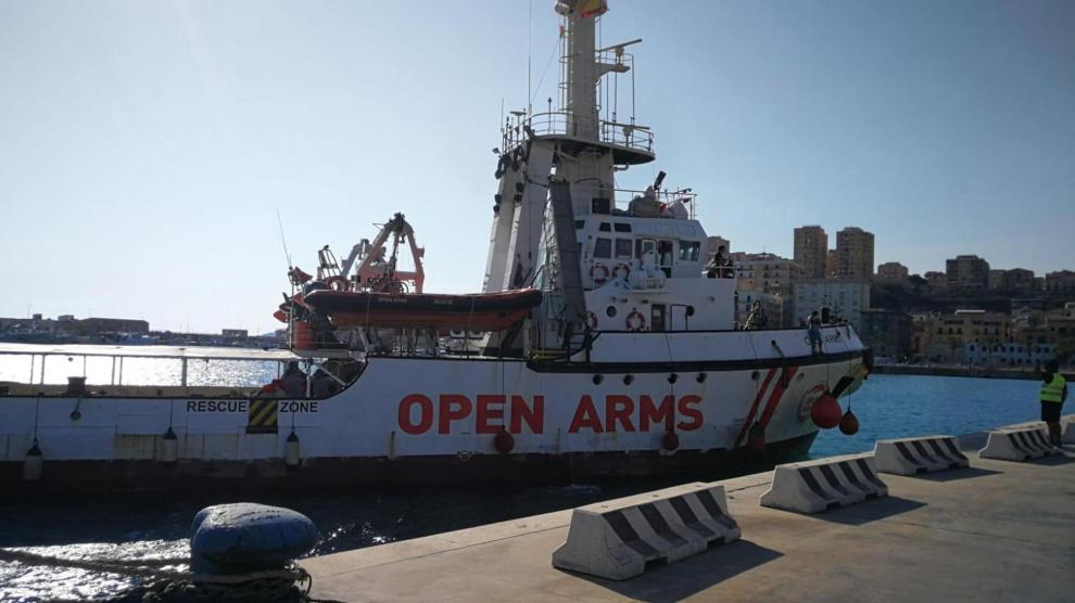 El barco de la ONG Open Arms.