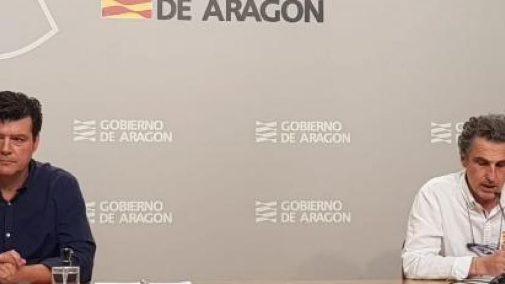 Rueda de prensa del Gobierno de Aragón este viernes