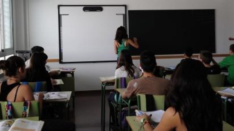 Imagen de archivo de un instituto de educación secundaria de Aragón.
