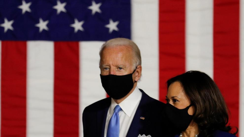 Kamala Harris y Joe Biden.