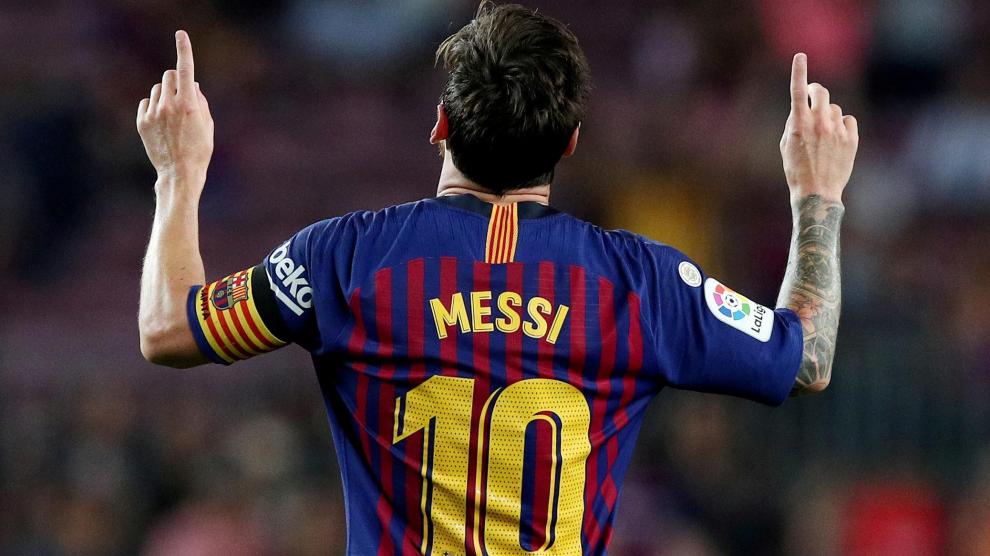 Leo Messi el pasado 18 de agosto en el Nou Camp en Barcelona.