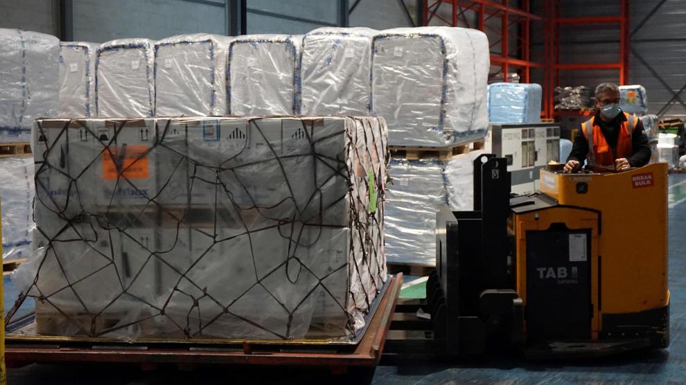 El aeropuerto de Bruselas se prepara para el desafío logístico de las vacunas