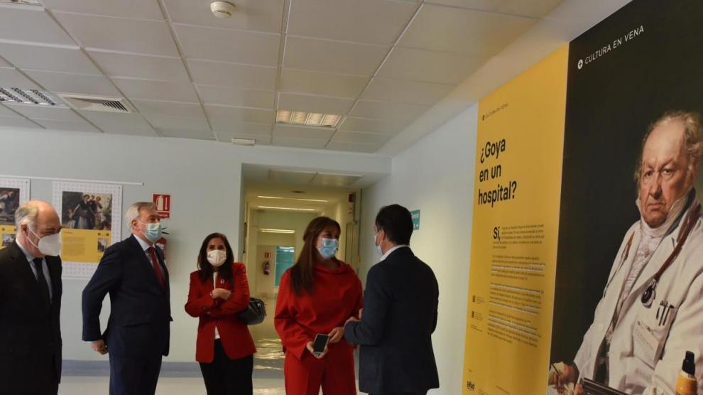 El Miguel Servet ha inaugurado la exposición itinerante '¿Goya en un hospital?'