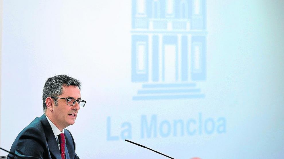 El ministro Bolaños presentó ayer el proyecto de Ley de Memoria Democrática
