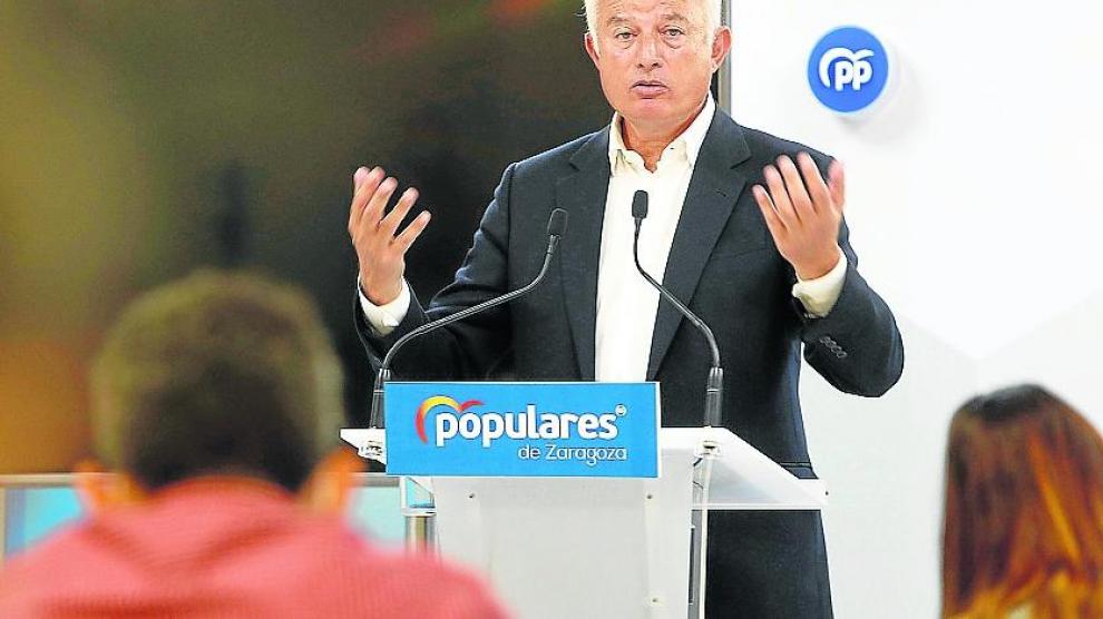 El diputado nacional del PP Eloy Suárez hizo ayer balance del curso político.