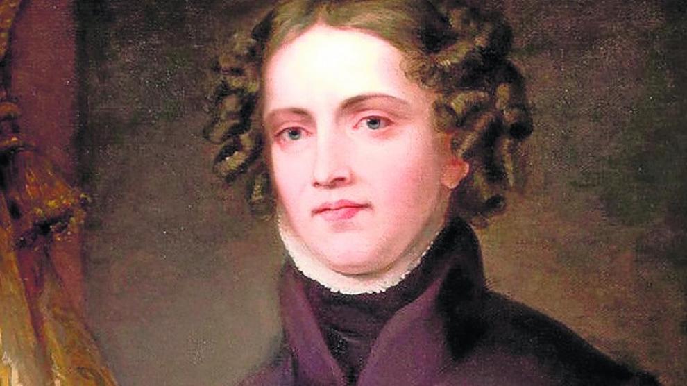 Retrato de Anne Lister, realizado por Joshua Horner hacia 1830.