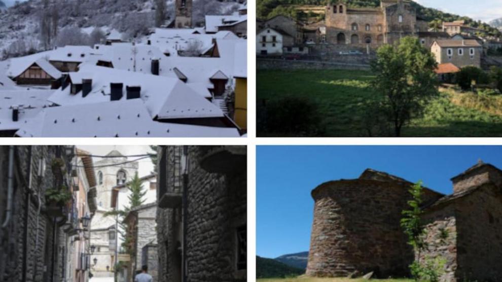 Pueblos bonitos en el Pirineo aragonés.