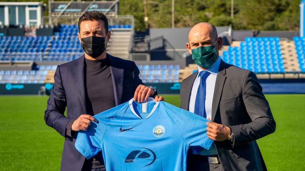 Jémez, el día de su presentación.