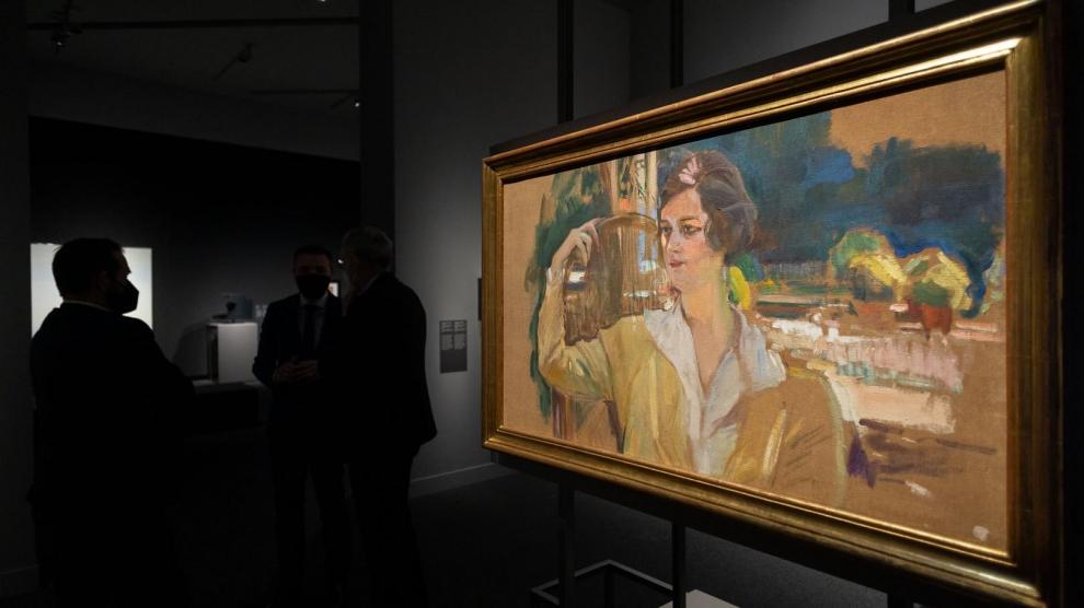 Un cuadro de Joaquín Sorolla forma parte de 'Non finito. El arte de lo inacabado'. Es el que estaba pintando cuando le sobrevino el ictus que acabaría con su vida.