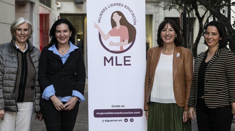 Sofía Temprado, Mar Martín, Ana Mª Farré y Arancha Cendoya, de la comunidad Mujeres Líderes en Educación.