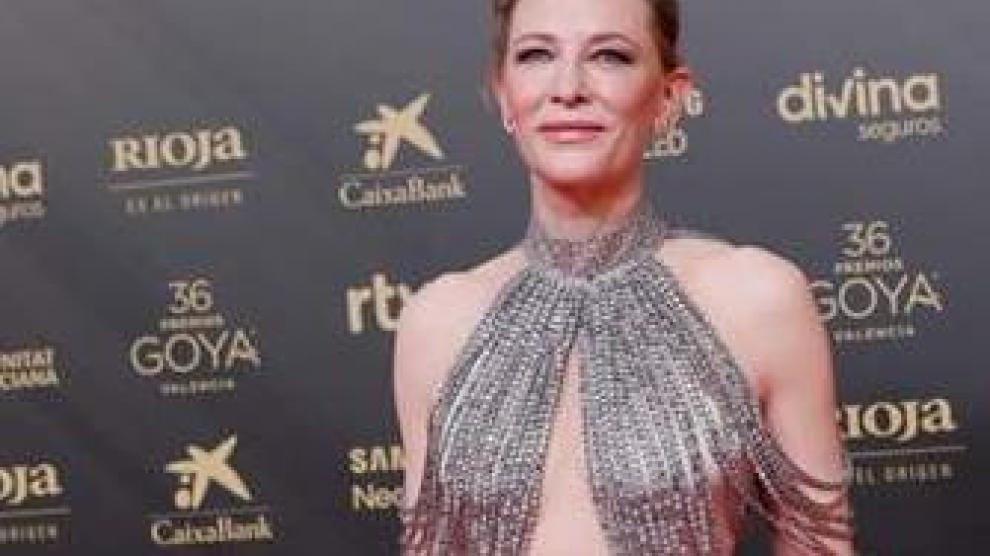 Cate Blanchett, en la alfombra roja de los XXXVI Premios Goya.