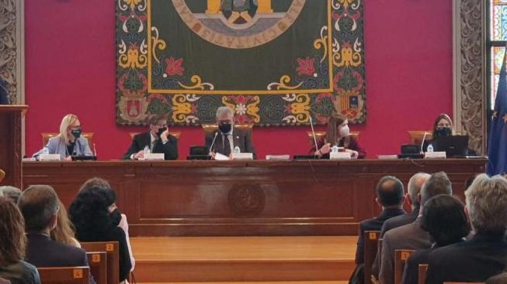 El evento de las Cátedras se celebró en el edificio Paraninfo de la Universidad de Zaragoza.