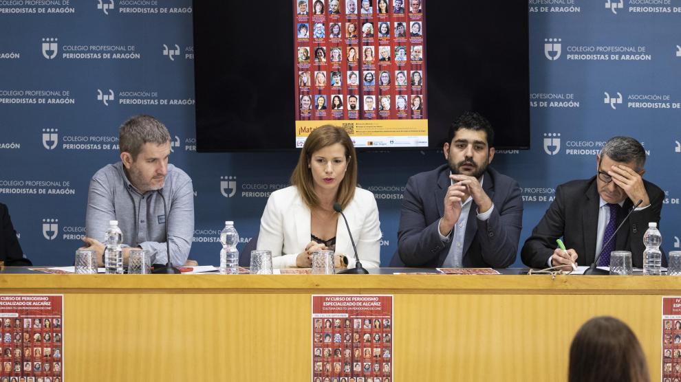 Pedro Espinosa, Ignacio Urquizu, Eva Defior, Pedro Piñeiro, Ángel y Silvia Castillero.