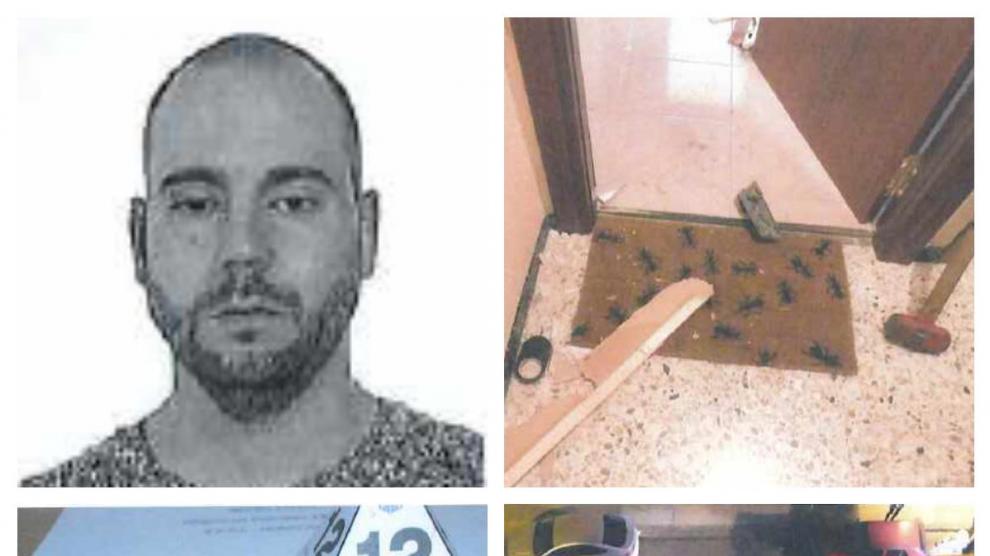 Rubén Calvo asestó 64 cuchilladas a su exnovia antes de lanzarse desde un quinto piso en Zaragoza.