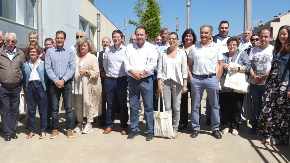 Asamblea anual celebrada en el Centro de Congresos por las ayudas Leader en el Somontano.