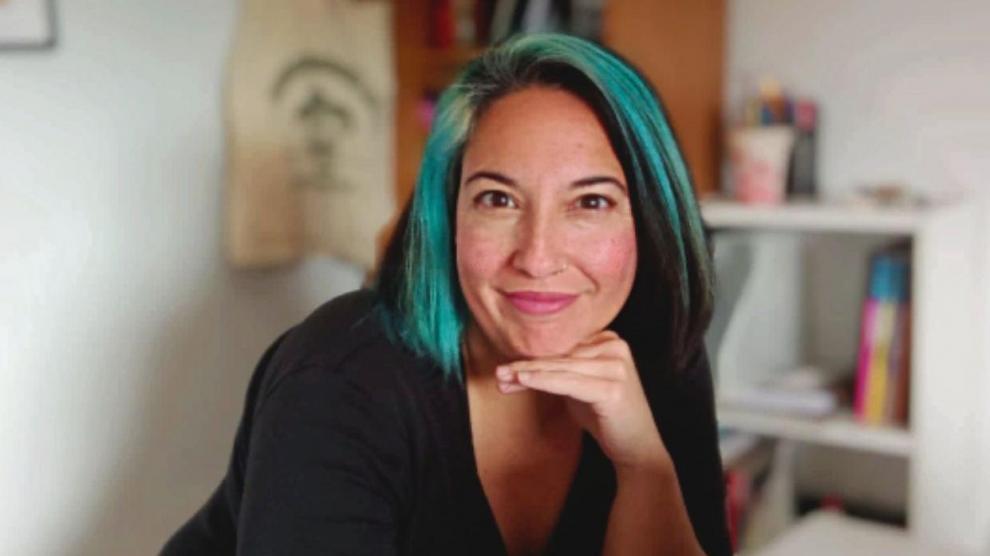 Ligia López vive y trabaja en Ayerbe, donde enseña técnicas de ‘naming’ y creación de marca.