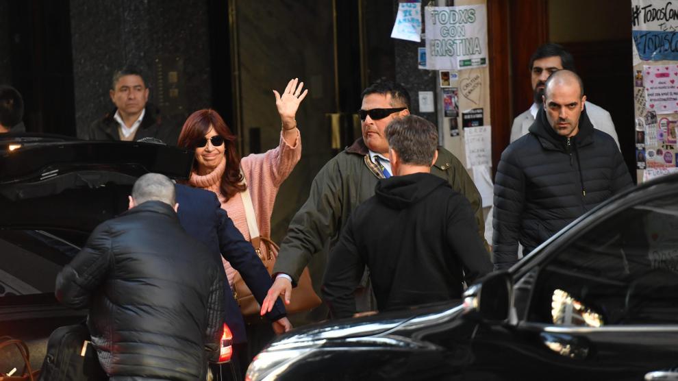Cristina Fernández de Kirchner tras el intento de atentado este viernes