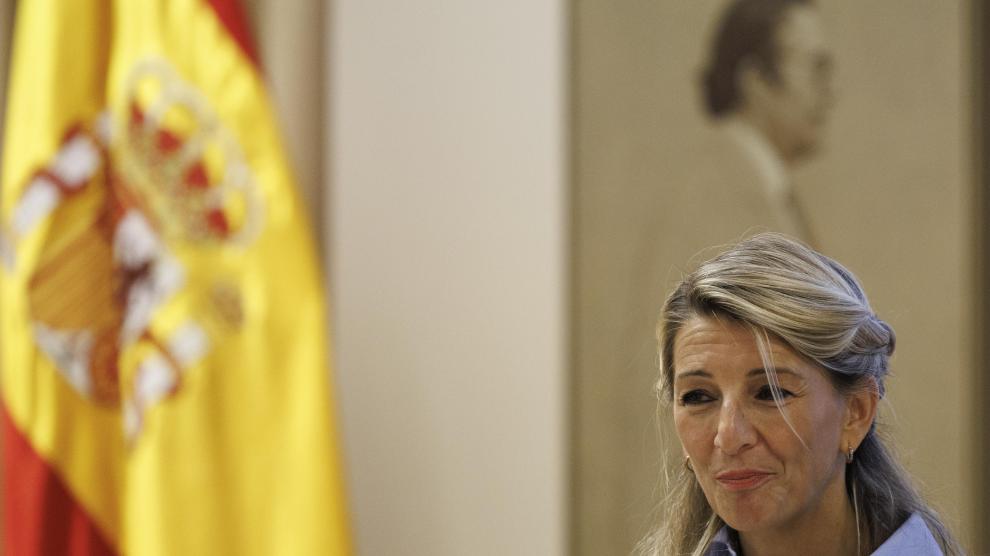 La vicepresidenta segunda del Gobierno y Ministra de Trabajo y Economía Social, Yolanda Diaz