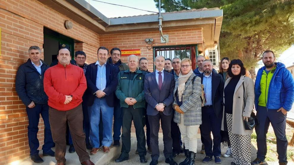 Reuniones mantenidas por la Delegación del Gobierno en Aragón sobre la seguridad en las zonas rurales