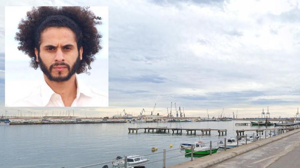Noureddine El Attab apareció en una zona del puerto de Castellón