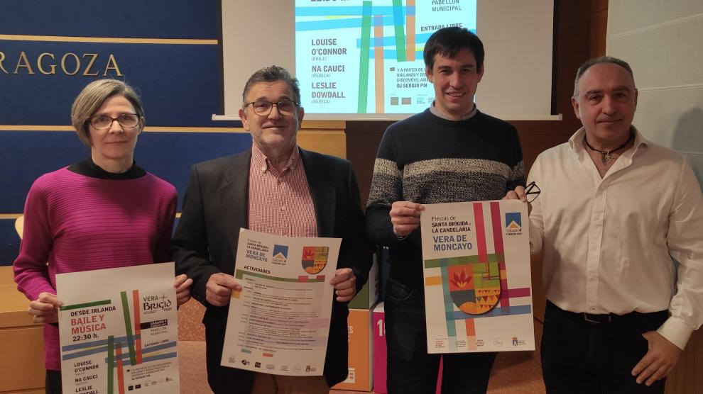 Rueda de prensa sobre el hermanamiento cultural de Vera de Moncayo con Irlanda.