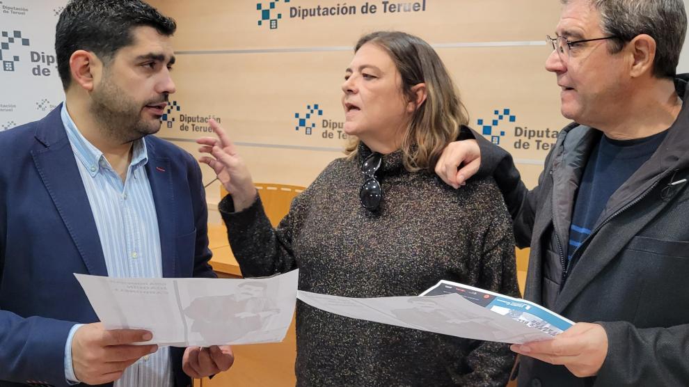 Presentación de la gira homenaje a Joaquín Carbonell, organizada por el Instituto de Estudios Turolenses de la Diputación de Teruel