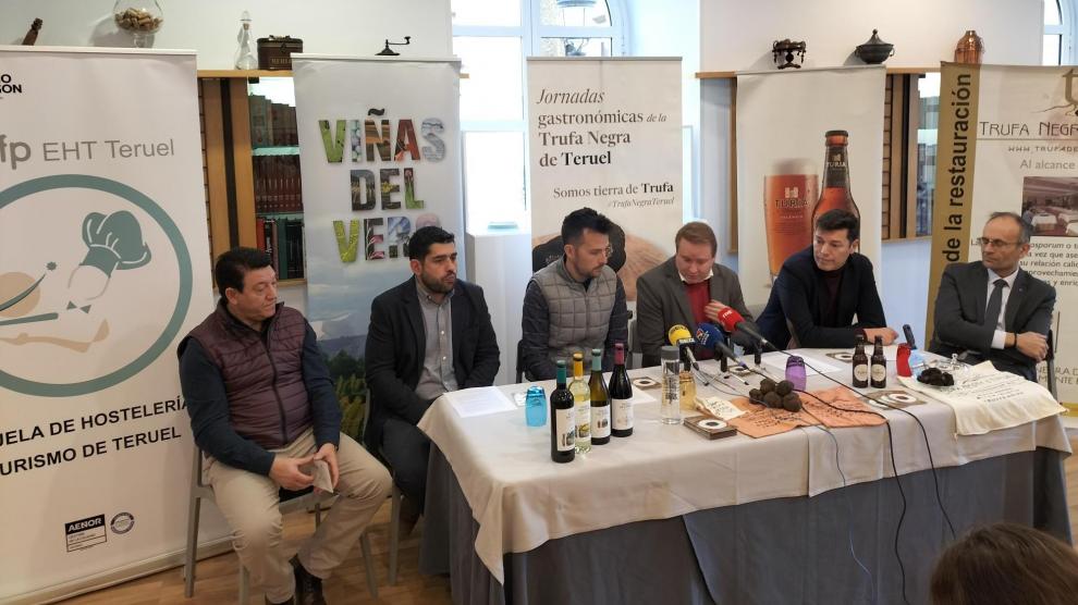 Presentación de las Jornadas Gastronómicas de la Trufa Negra en Teruel.