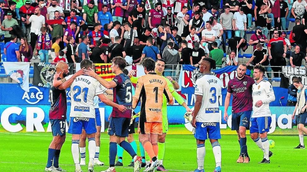 Se espera un gran ambiente para el partido de dentro de una semana en Huesca.