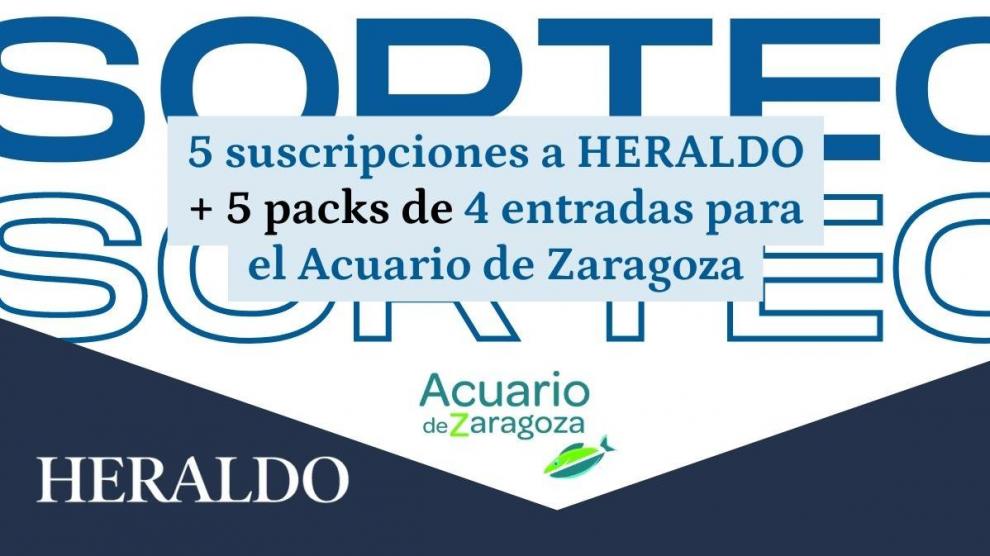 SORTEO | Participa y consigue una suscripción digital a HERALDO y entradas para el Acuario de Zaragoza