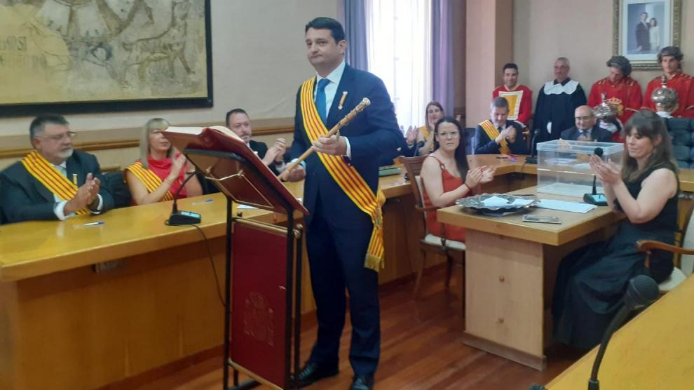 Miguel Ángel Estevan (PP), alcalde de Alcañiz así ha sido el pleno de investidura