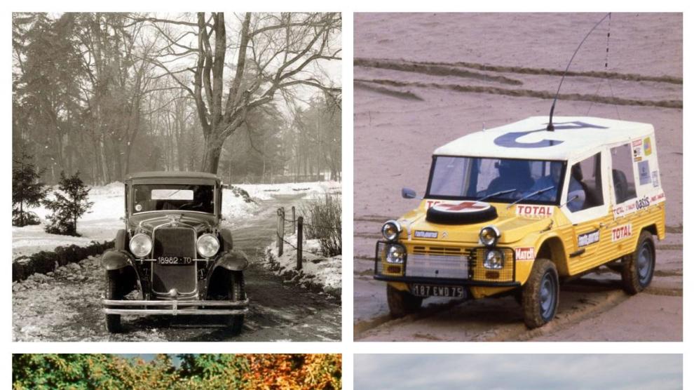 Cuatro marcas con historia y solera. Entre las enseñas del grupo Stellantis destacan por su popularidad cuatro de ellas, de las que se han fabricado un buen número de modelos en España. En las imágenes de arriba, el Fiat 514 o Hispano 514, ensamblado en los años 30 del siglo pasado, y el Citroën Mehari, que se fabricó en Vigo entre 1919 y 1980. Abajo, el Opel Kadett, un coche que salió unos años de la cadena de Figueruelas, y el ‘vigués’ Peugeot Partner.