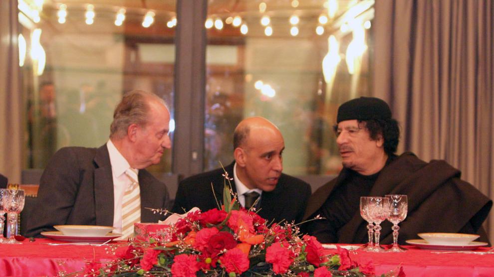 El Rey y el líder libio