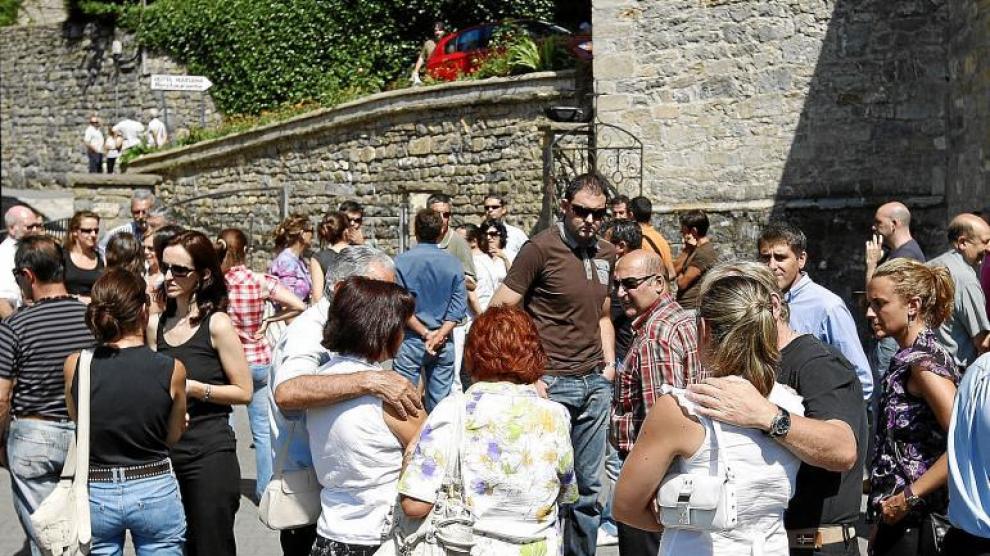 La familia de Óscar Pérez quiso que el oficio religioso se celebrara en la intimidad.