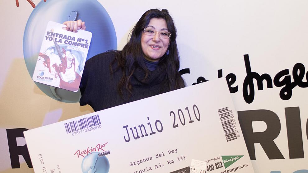 Una zaragozana, la primera en hacerse con una entrada para el Rock In  Rio-Madrid