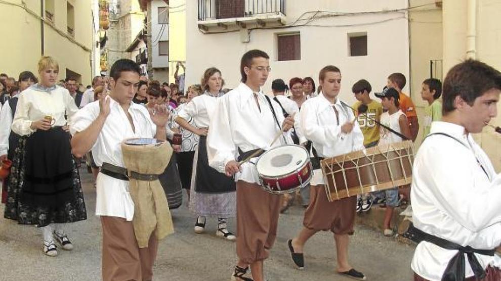 Los dulzaineros fueron los encargados de abrir todos los actos.