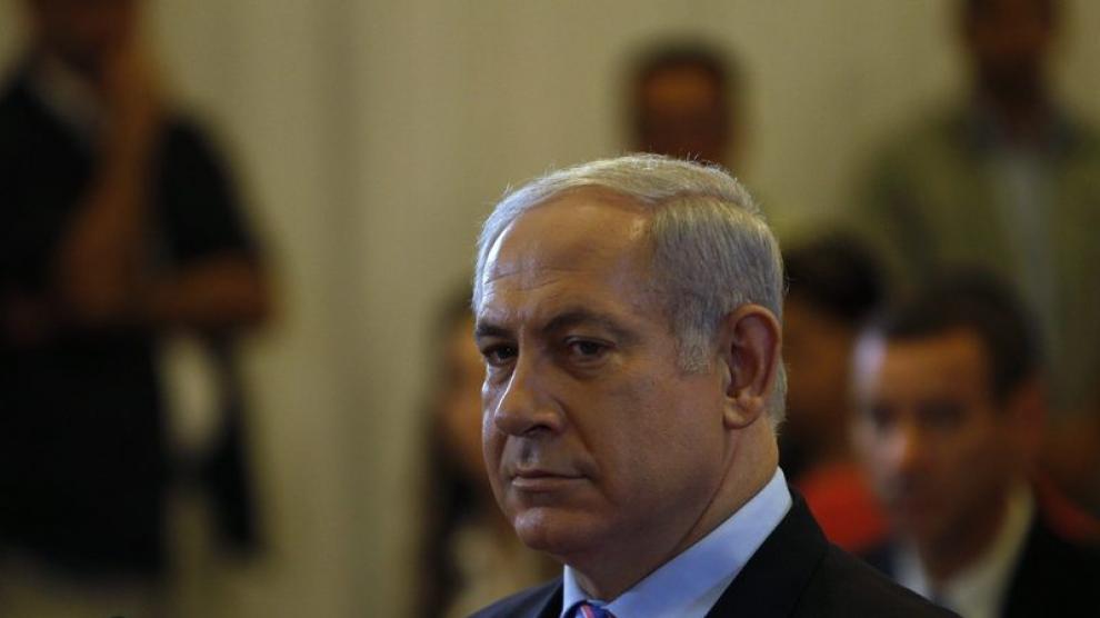 Netanyahu declara ante la comisión.