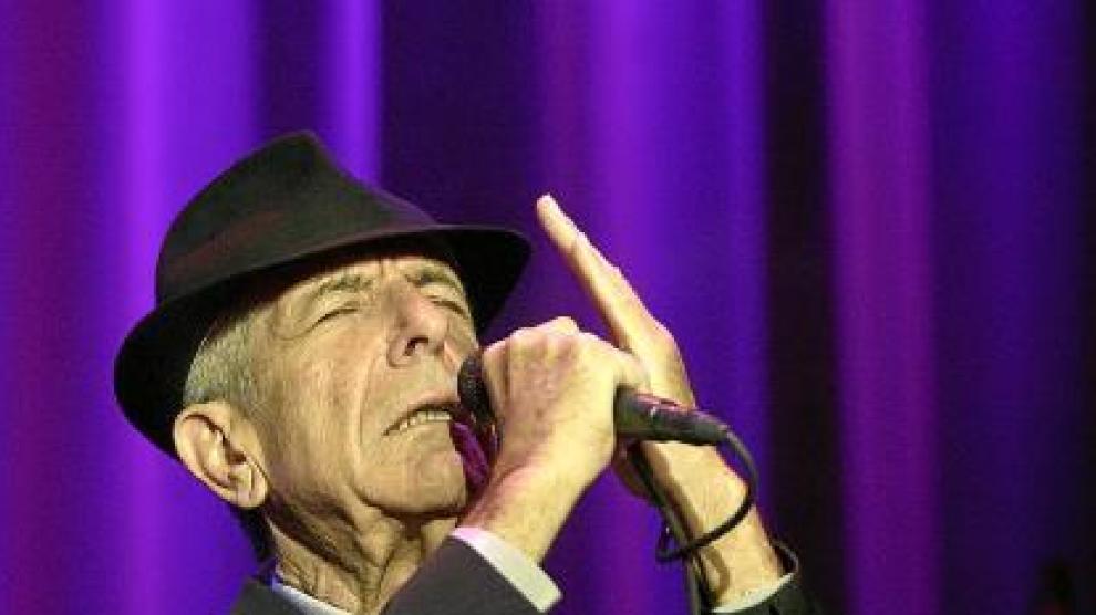 5. Leonard Cohen, durante su concierto del año pasado en Zaragoza.