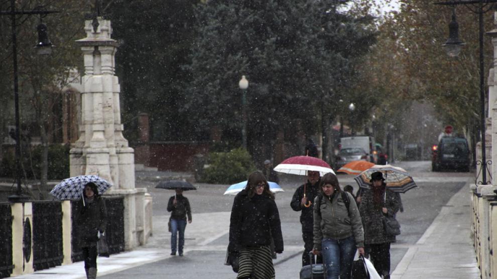 La lluvia se ha repartido de forma dispar en Aragón