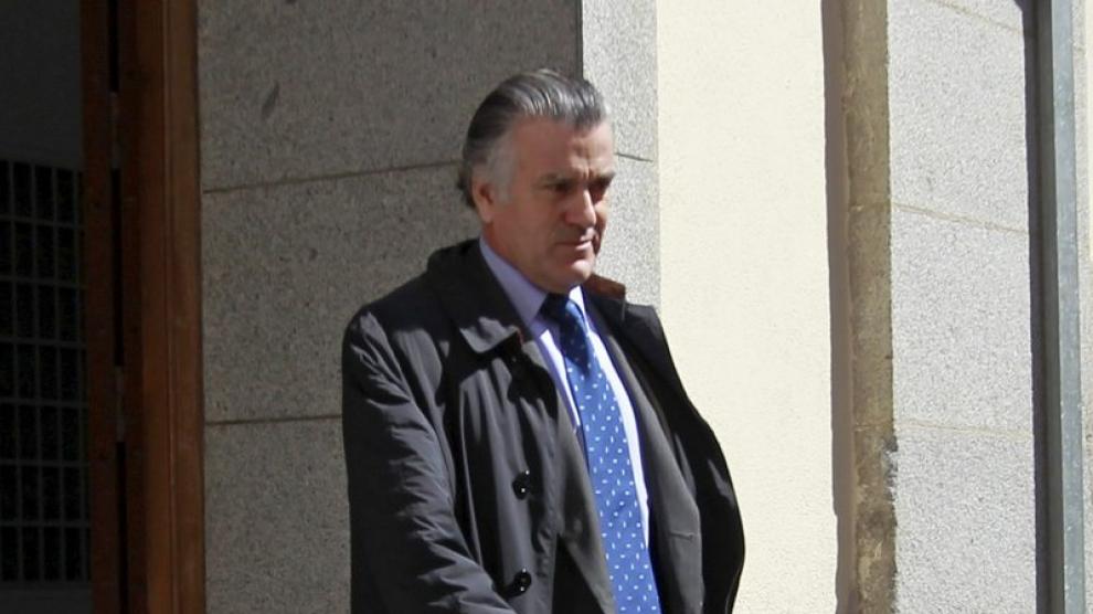 Luis Bárcenas a su salida del Tribunal Superior de Justicia de Madrid