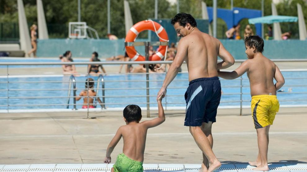 Imagen de archivo de la piscina Alberto Maestro de Zaragoza