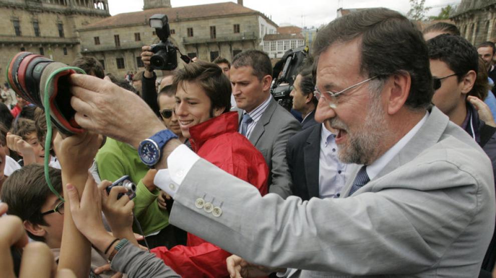 Rajoy, en su visita a Santiago de Compostela