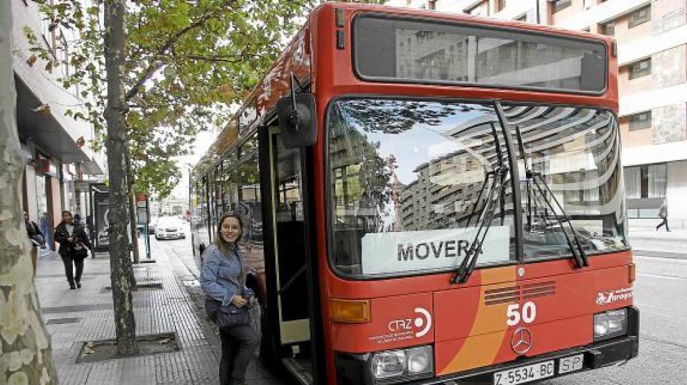 Imagen de archivo de un autobús urbano de la línea Movera-Pastriz.