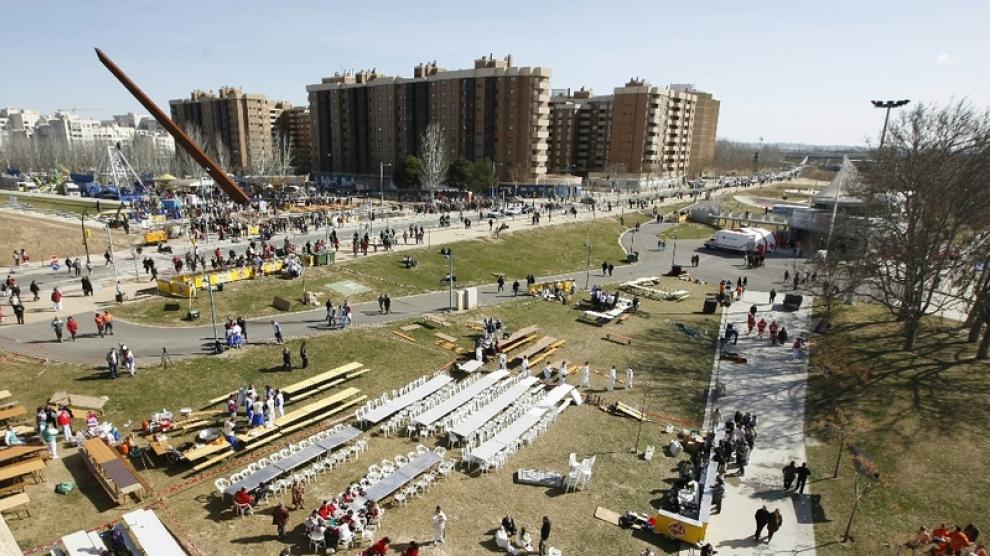 Cincomarzada 2012, en el parque de Oriente